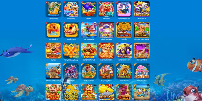 YEU88 quy tụ hàng trăm dòng game bắn cá đổi thưởng